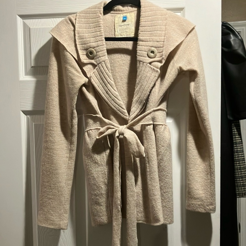 Beautiful, Sparrow cardigan sweater originally purchased at Anthropologie.